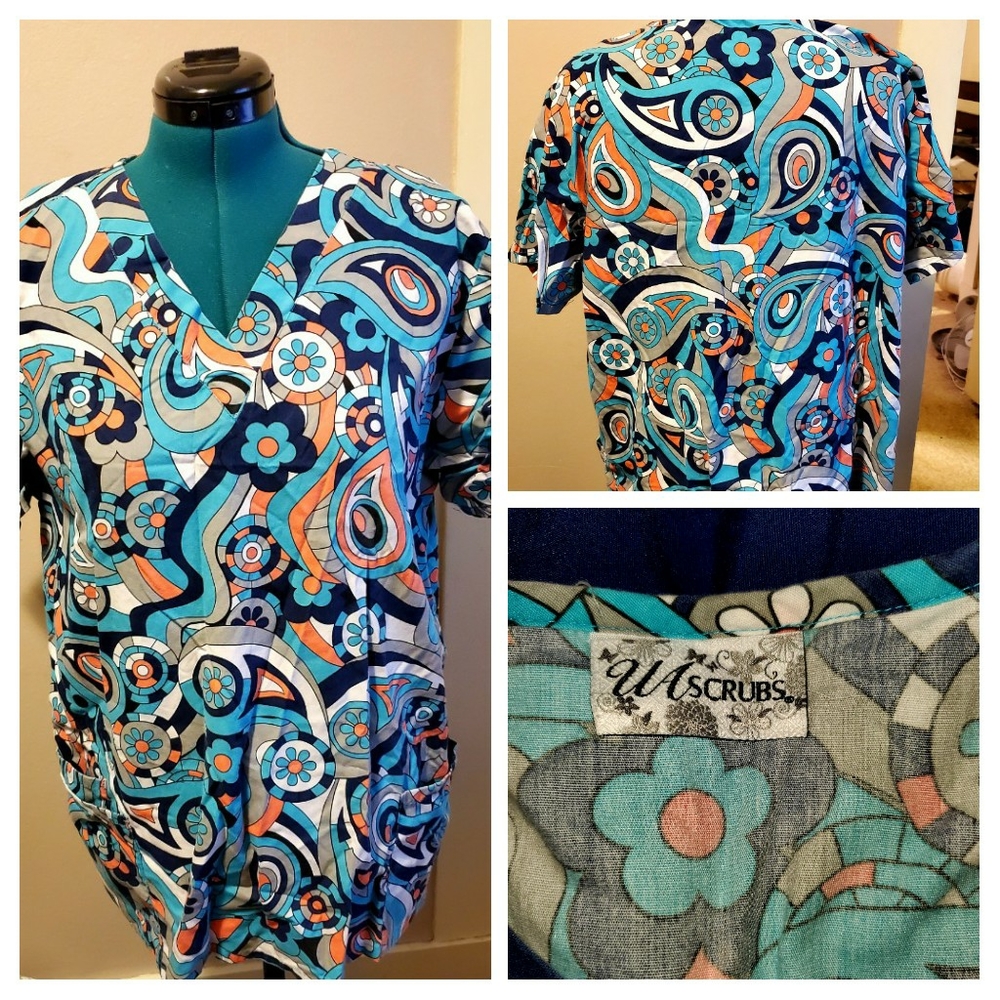 Uniform Advantage Scrub Top. Washed, never worn.
